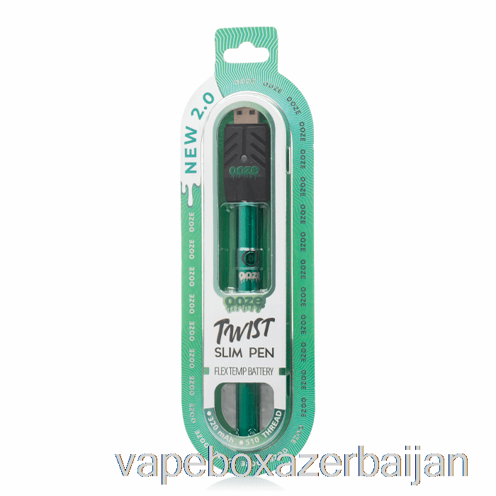 Vape Azerbaijan Ooze Slim Twist Pen 2.0 Flex Temp Battery Aqua Teal